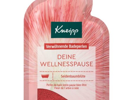 Perlas de baño Kneipp con extracto de flor de árbol de seda y aceite de argán, 60 g on Sale