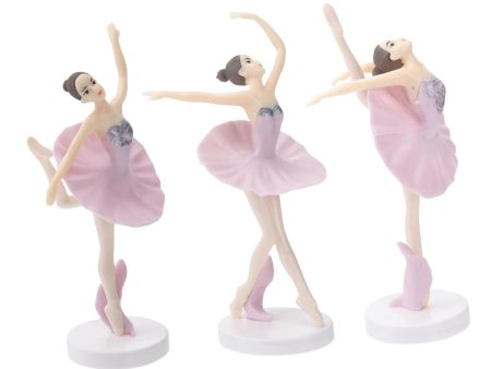 Artibetter 3 piezas Miniaturas Decoración Navidad Juguetes Vintage Coleccionables Coche Bling Accesorios para Mujeres Ballet Niña Bailarina Ornamentos Estatuilla Embalaje Deteriorado Online Hot Sale