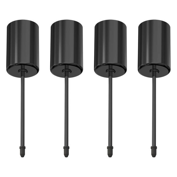 Candelabro de Adviento retro negro para velas de Adviento metal 4 unidades para corona de Adviento Navidad plato de vela con espina Embalaje Deteriorado Sale