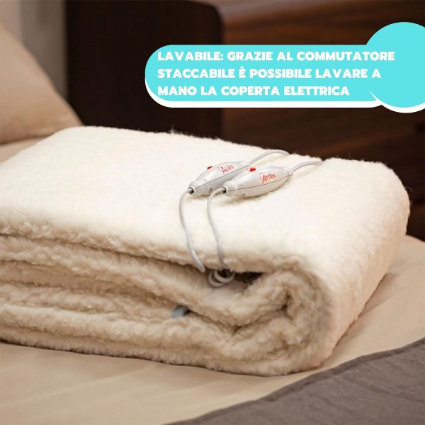 Manta para Cama Ardes Medicura de Mezcla de Lana en Beige150 X 160cm - Caja Abierta Online Hot Sale